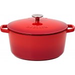 Gerlach Litinový hrnec s pokl. NATUR 26 cm 5 l červený – Sleviste.cz