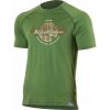 Pánské sportovní tričko Lucas pánské merino triko 6363 zelená