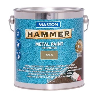 Paint Hammer Hammered 2,5l Gold