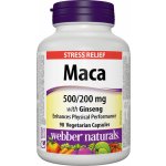 Webber Naturals Maca with Ginseng 500/200 mg 90 kapslí – Hledejceny.cz