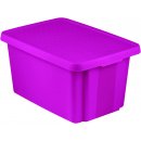 CURVER Essentials Box - Úložný box s víkem 45L Purple