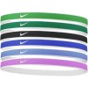 Čelenka Nike swoosh headbands 6PK SG/MA/WH barevná UNI