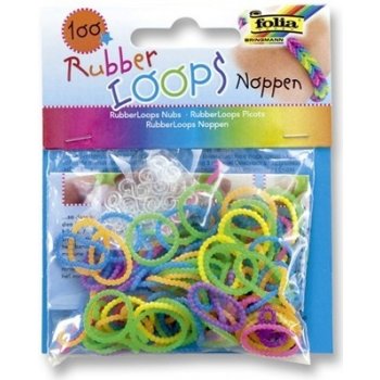 Loops Gumičky Rubber 100 ks mix tvarované