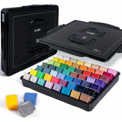 Himi kvašové barvy Jelly Cup Gouache Set 56 barev Black Case Edition – Hledejceny.cz