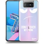 Pouzdro Picasee silikonové Asus Zenfone 7 ZS670KS - Don't Touch My Phone čiré – Hledejceny.cz