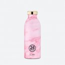 24 Bottles Nerezová termo láhev Clima Marble Pink 500 ml