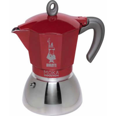 Bialetti Moka Express Induction 6 červená – Zboží Mobilmania