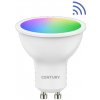 Žárovka Century CEN GUSMA38-061000 LED SMART WIFI GU10 38d 6W CCT RGB/2700-6500K 38d DIM Tuya WiFi