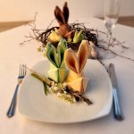 Veba Ubrus Gama bavlna satén skládaný zajíček 45x45 cm – Hledejceny.cz