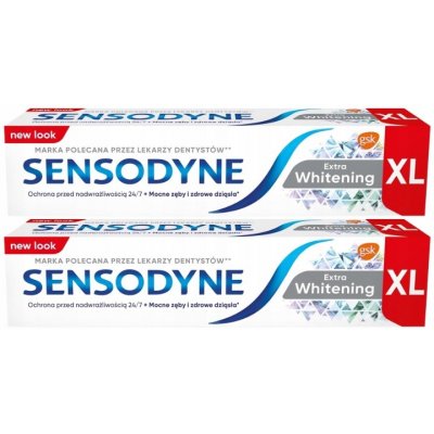 Sensodyne Extra Whitening Zubní pasta 2 x 100 ml – Zbozi.Blesk.cz