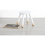 Atmosphera for kids Dětská stolička 26 x 24 cm bílá – Zboží Dáma