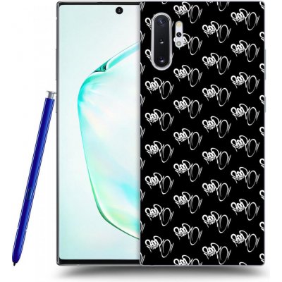 Pouzdro Picasee silikonové Samsung Galaxy Note 10+ N975F - Separ - White On Black černé – Zboží Mobilmania