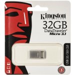 Kingston DataTraveler Micro 3.1 32GB DTMC3/32GB – Hledejceny.cz