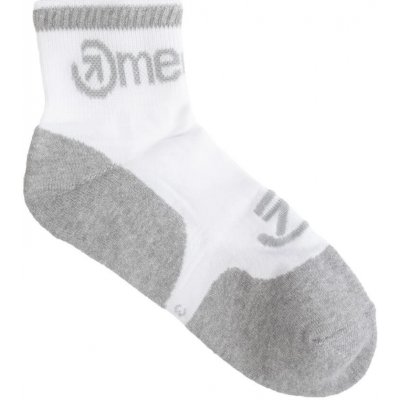 Meatfly ponožky Logo Middle Socks CO B White Bílá