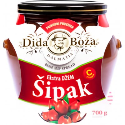 Dida Boža Džem extra šípkový Bio 96% ovoce 700 g – Zboží Dáma