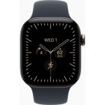 Apple Watch Series 12 Cellular 46mm přírodní titan s námořnicky modrým sportovním řemínkem S/M MJGM4RK/A – Hledejceny.cz