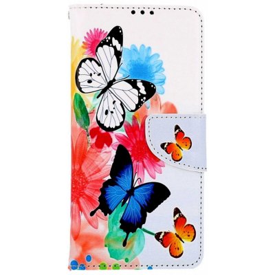 Pouzdro TopQ Xiaomi Redmi Note 12S knížkové Barevné s motýlky – Zboží Mobilmania