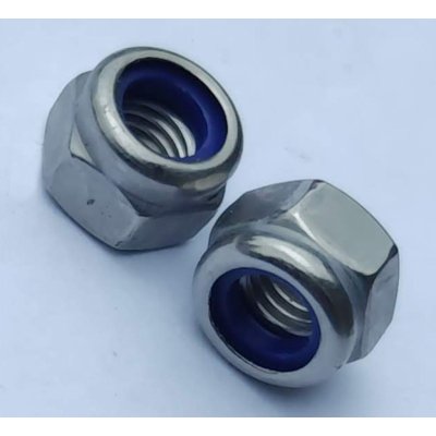 Matice M6 samojistná s nylonem | vysoká | nerez A2 – Zboží Mobilmania