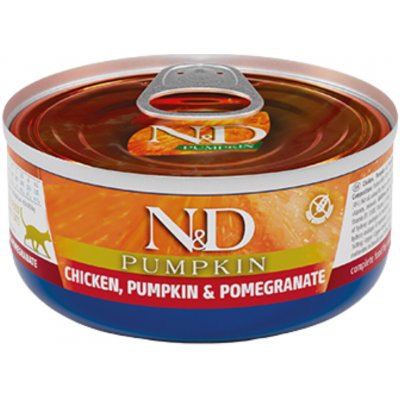 N&D Cat Pumpkin cat Chicken Pumpkin & Pomegranate 70 g – Zboží Mobilmania