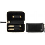 Zwilling Twinox Gold Edition manikúra se štípátkem, černá kůže, 3 ks – Zboží Dáma