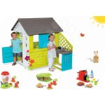 Smoby set domeček Pretty Blue a Écoiffier kuchyňské spotřebiče Chef 810703-24 – Zboží Dáma