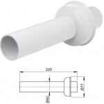 ALCADRAIN Trubka s rozetou DN40 P046 – Hledejceny.cz