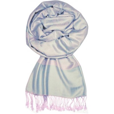 Dalmina Arika Blue kašmírová šála LZ-056-88 světle modrá – Sleviste.cz