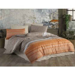 Tiptrade bavlna povlečení Federiko Oranžové 140x200 70x90