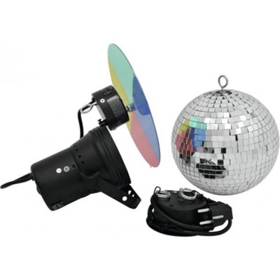 Eurolite Mirrorball Set 20 cm Zrcadlová koule – Zboží Dáma
