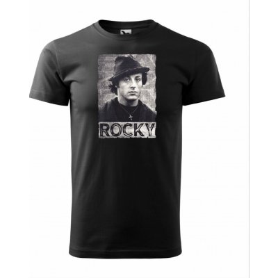 NakupTextil Tričko Rocky Balboa černá – Zbozi.Blesk.cz