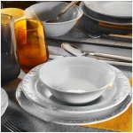 Asir Jídelní sada bílá porcelán 719KTP9753 18 ks – Hledejceny.cz
