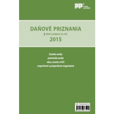 Daňové priznania k dani z príjmov za rok 2015