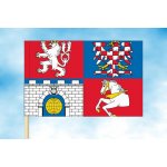 LIBEA, s.r.o. Vlajka Pardubického kraje Rozměr: 20×30 cm, Uchycení: Návlek na žerď – Hledejceny.cz