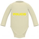 Dětské body dlouhý rukáv BIO Policie – Zboží Mobilmania