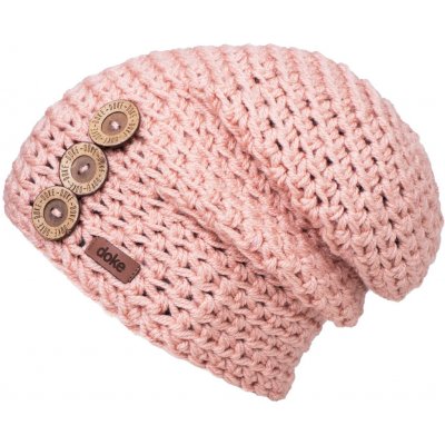 Doke háčkovaná čepice b nature peach – Hledejceny.cz