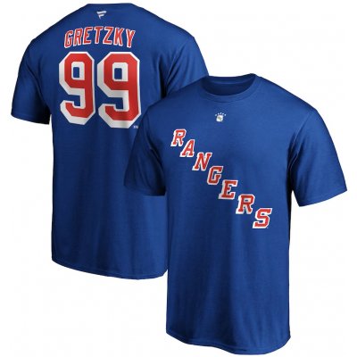 Fanatics pánské tričko Wayne Gretzky #99 New York Rangers Authentic Stack Name & Number