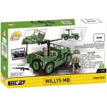 COBI 2296 World War II Americký ozbrojený terénní automobil Jeep Willys MB 1:35 – Zboží Dáma