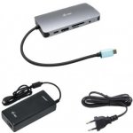 i-Tec USB-C Metal Nano Dock HDMI/VGA with LAN + Charger 112W C31NANOVGA112W – Zbozi.Blesk.cz