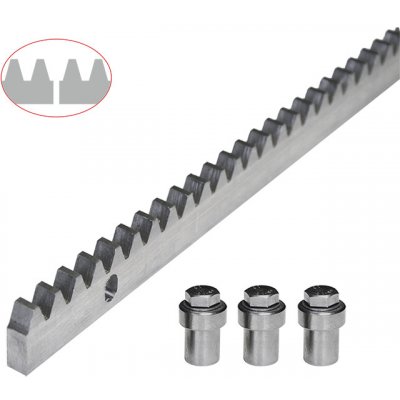 Ocelový zinkovaný hřeben 30 x 10 mm, 3x úchyt + šrouby, 1000 mm – Hledejceny.cz