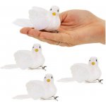 Springos CA1043 VÁNOČNÍ OZDOBY PTÁCI 5X8 CM – Hledejceny.cz