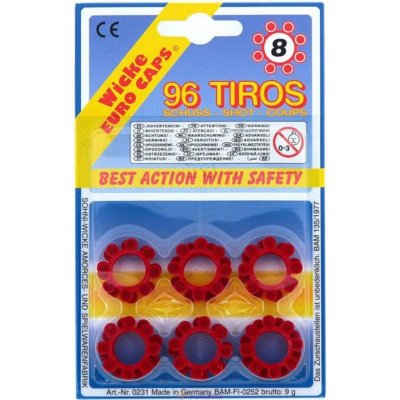 sohni-wicke amorces Kapslíky do revolveru a pistole kolečko 8 ran 96 ks – Zboží Dáma