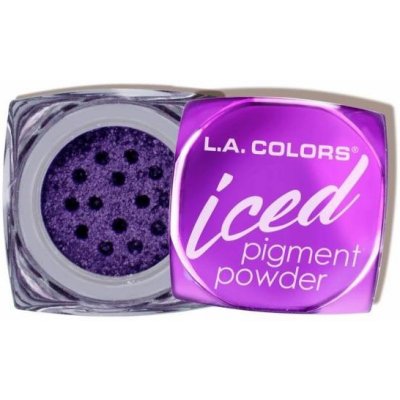 L.A. Colors Sypké oční stíny Iced Pigment CEP535 Glam