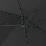 Hartman Náhradní vrchlík na kruhový slunečník FreeArm 350 cm Dark grey – Hledejceny.cz