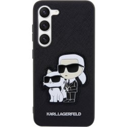 Pouzdro Karl Lagerfeld PU Saffiano Karl and Choupette NFT Samsung Galaxy S23 černé