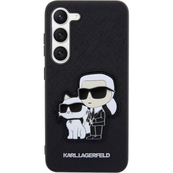 Pouzdro Karl Lagerfeld PU Saffiano Karl and Choupette NFT Samsung Galaxy S23 černé