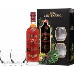 Ron Centenario Fundacion 20y 40% 0,7 l (dárkové balení 2 sklenice) – Sleviste.cz