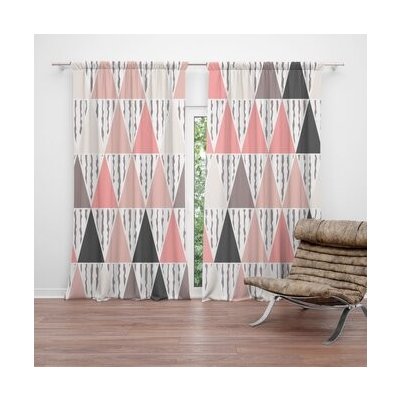 Sablio Závěs Tříbarevné jehlany: 2ks 140x250cm – Hledejceny.cz