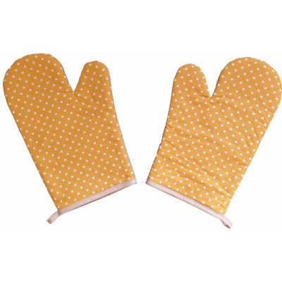 Polášek Kuchyňské chňapky puntík žlutý – Zboží Dáma Polášek Kuchyňské chňapky puntík žlutý – Zboží Dáma