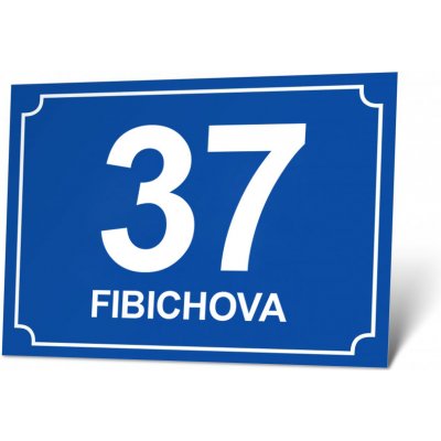 Domovní číslo - ORIENTAČNÍ ORIENTAČNÍ Domovní číslo, 20 x 14 cm, plech tl. 0,32 mm, Kód: 26536 – HobbyKompas.cz