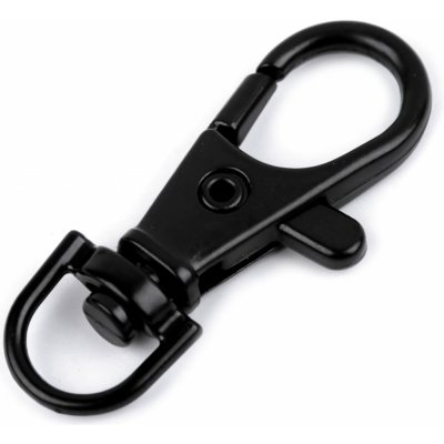 Kovová karabina průvlek 10mm - 1ks Barva: černá – Hledejceny.cz